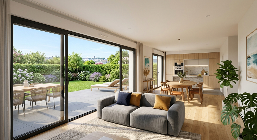 Vente Appartement BREST - APPARTEMENT T3 NEUF AVEC TERRASSE ET JARDIN PRIVATIF Brest