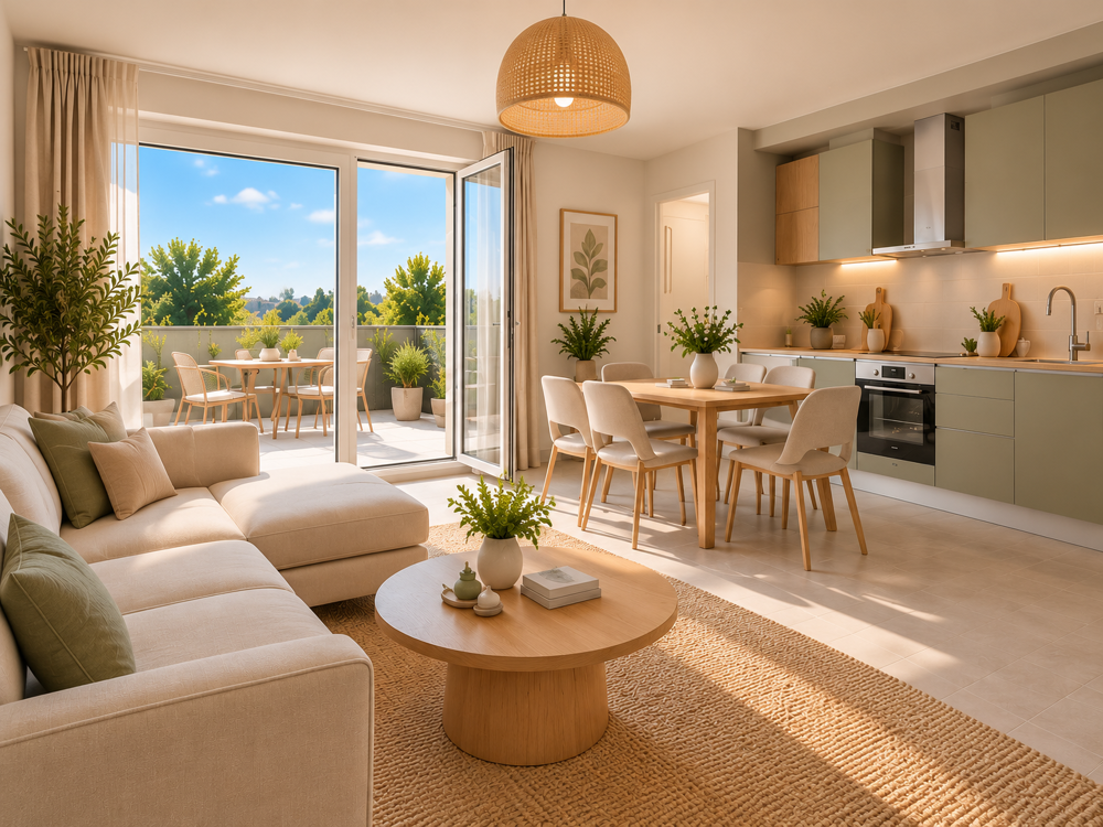 Vente Appartement LA ROCHE-SUR-YON – T3 NEUF DE 60 M² AVEC GRAND BALCON La roche-sur-yon