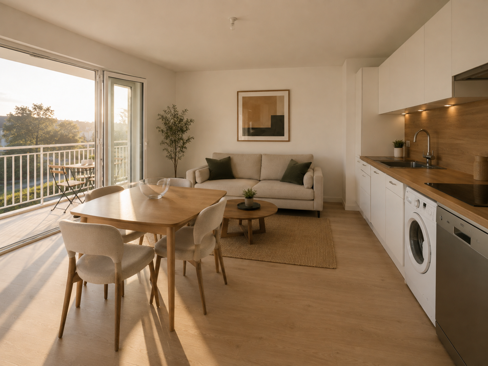 Vente Appartement GUIDEL CENTRE – T2 43 M² AVEC BALCON  ET PARKING Guidel