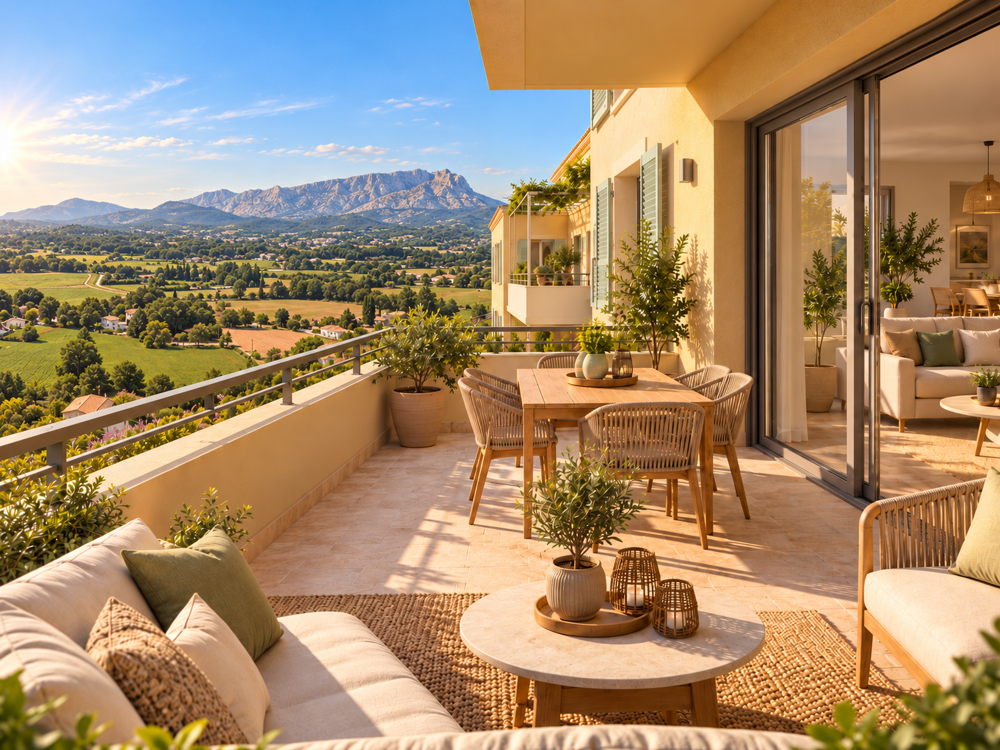 Vente Appartement APPARTEMENT NEUF 4P - VUE SAINTE VICTOIRE A COUTHERON Aix en provence