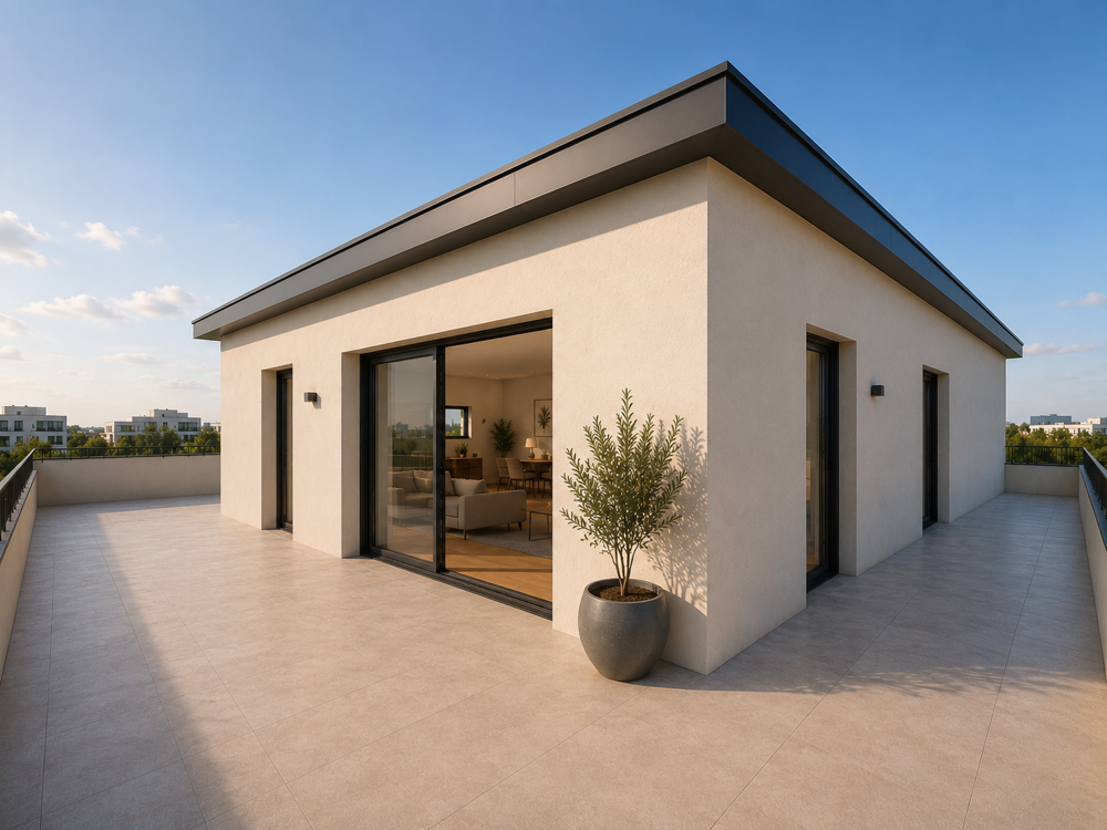 Toit Terrasse Exceptionnel - rare à la vente !