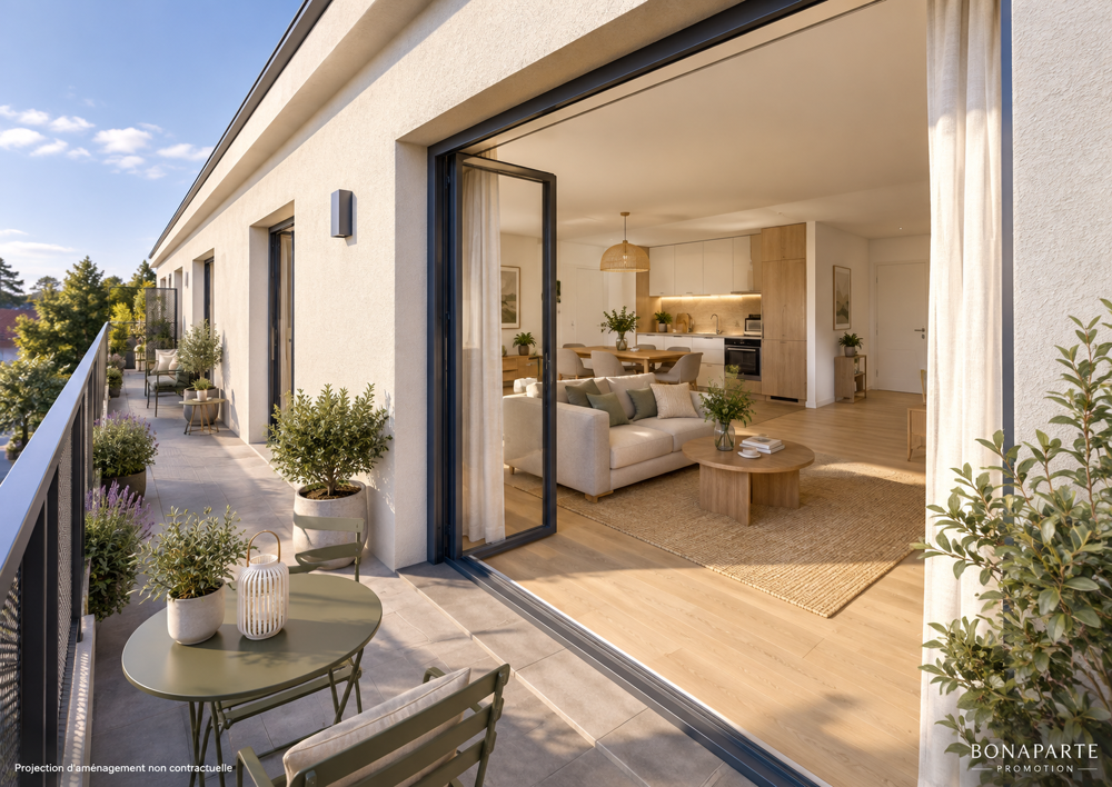 Vente Appartement magnifique 4 pièces de 91m² avec terrasse de 35m² r+2 Jouy le moutier