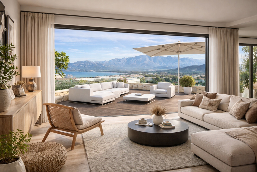 Vente Appartement MAGNIFIQUE VUE MER SUR BAIE DE CALVI – DERNIER ETAGE DUPLEX DE 100M² AVEC 60M² DE TERRASSE Calvi