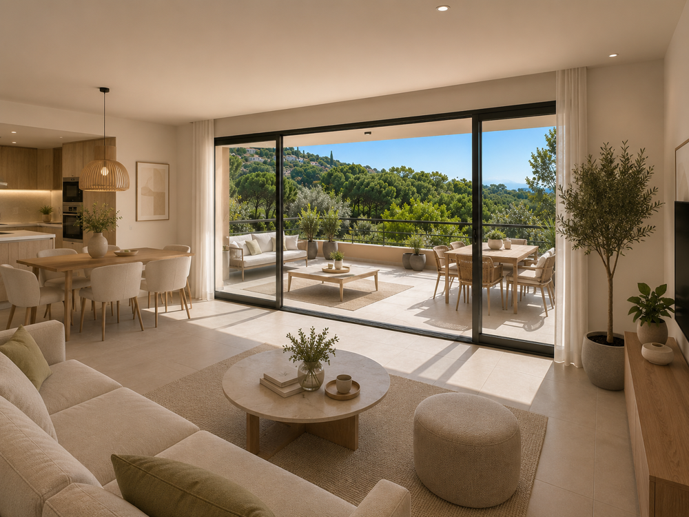 Vente Appartement A 10 MINUTES A PIED DE LA SUBLIME ANSE D'AGAY - T2 EN DERNIER ETAGE St raphael