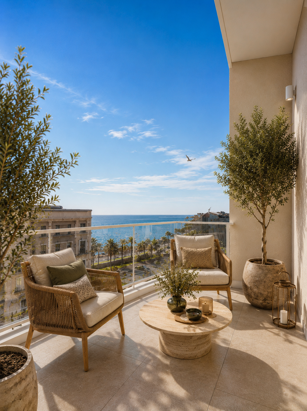 Vente Appartement NICE CENTRE - SPLENDIDE DUPLEX T4 EN DERNIER ETAGE ECHAPEE MER DE 77M² AVEC BALCON Nice