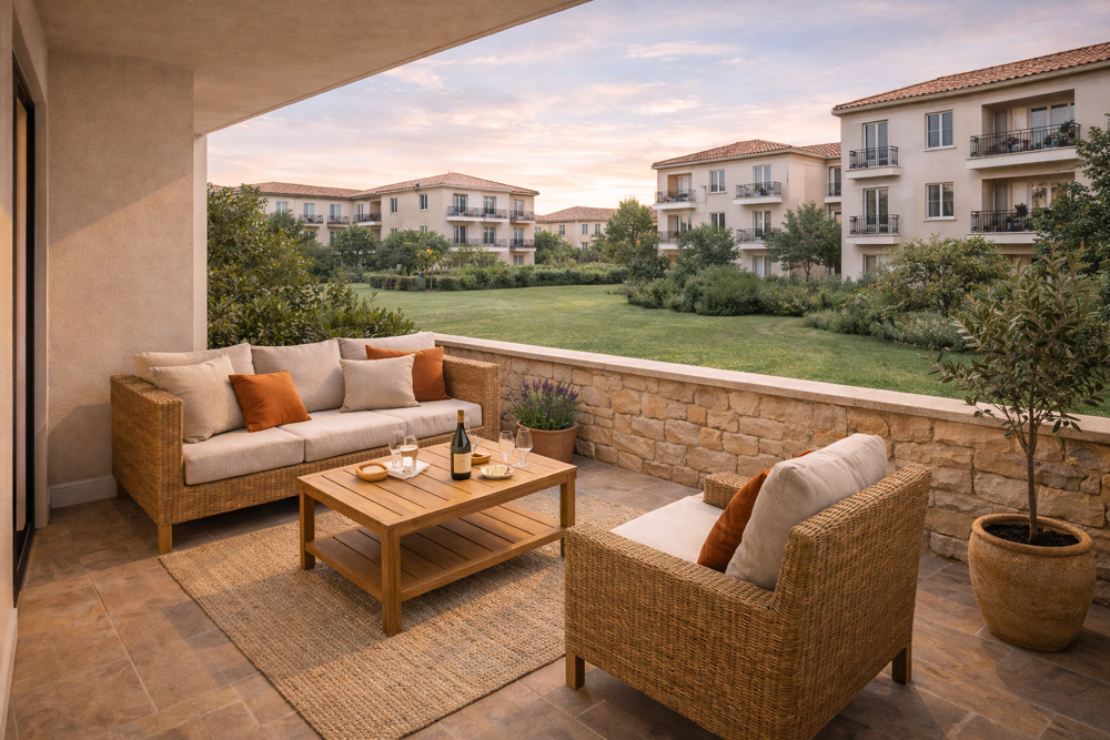 Vente Appartement A 15MIN DE CENTRE AIXOIS - 4P DE 95M² AVEC EXTERIEUR ET STATIONNEMENTS Aix en provence