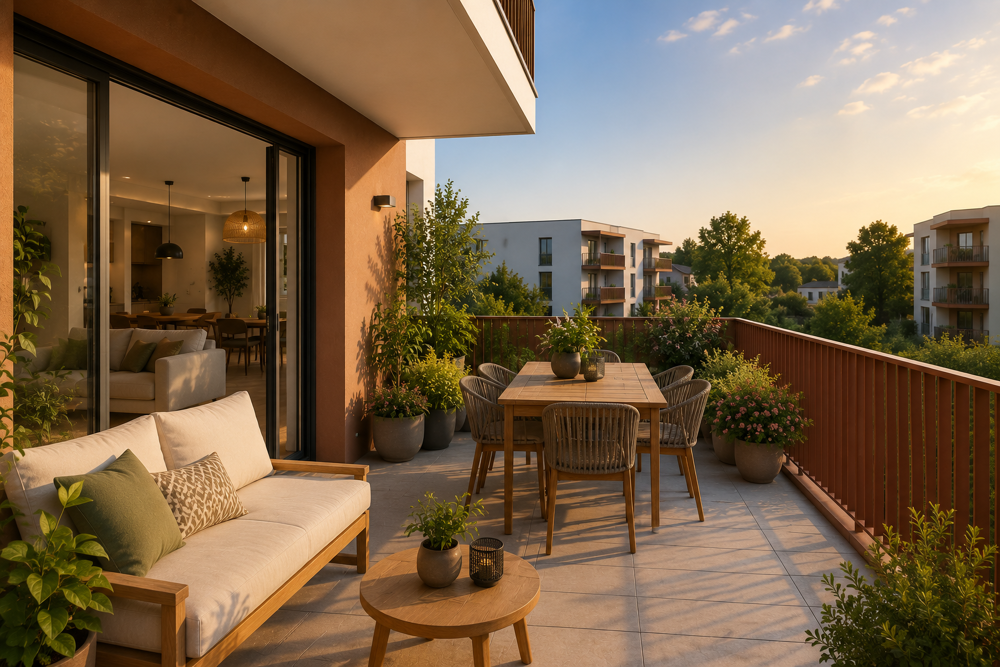 Vente Appartement 4 pièces de 78 m² avec balcon de 15,350m², 2 parkings et cave Chatou