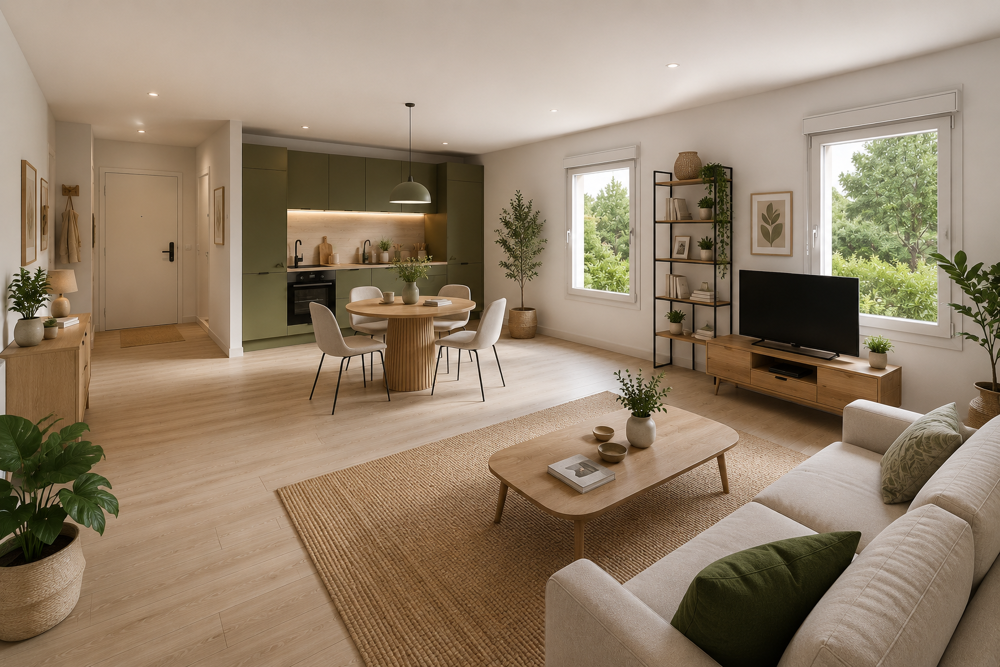 STUDIO IDÉAL INVESTISSEMENT AU SEIN DUN DOMAINE PRIVÉ VERDOYANT