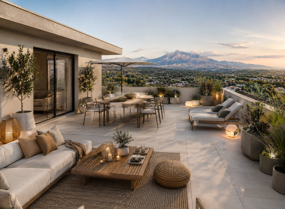ROOFTOP VUE SAINTE-VICTOIRE - 4P DE 100M² AVEC TERRASSE DE 150M²