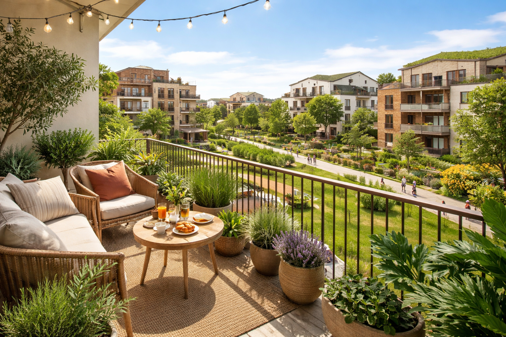 Beau 3 pièces avec balcon et parking - en coeur de Ville - Frais de Notaire réduits
