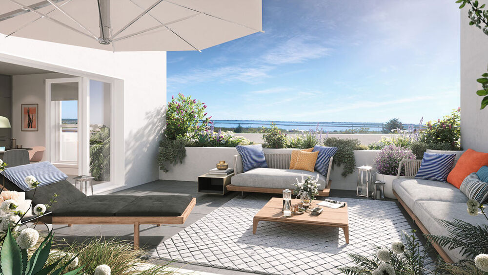Vente Appartement .VUE MER AVEC GRANDE TERRASSE EXPOSE SUD - RESIDENCE INTIMISTE DE STANDING Villeneuve loubet