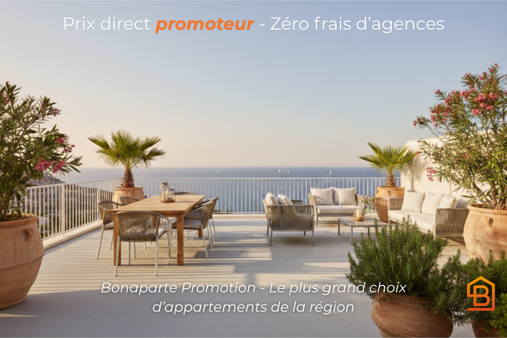 Vente Appartement T3 neuf 65 m² avec loggia - Biarritz Côte des Basques, 500 m de la plage, prestations exception Biarritz