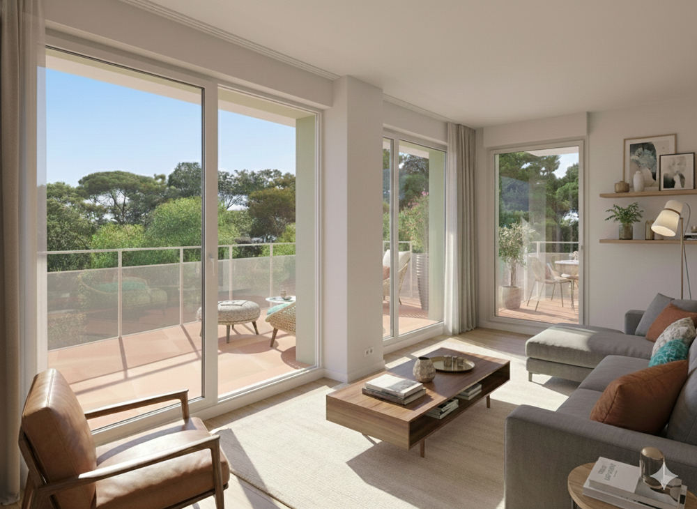 Vente Appartement RETOUR DE LOT : MAGNIFIQUE 3 PIECES - DERNIER ETAGE DE 70M² VUE DEGAGEE AVEC TERRASSE DE 20M² Villeneuve loubet