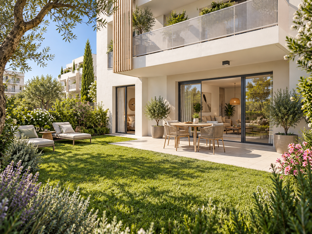 Vente Appartement MARSEILLE 08 - T2 37M² AVEC JARDIN Marseille 8