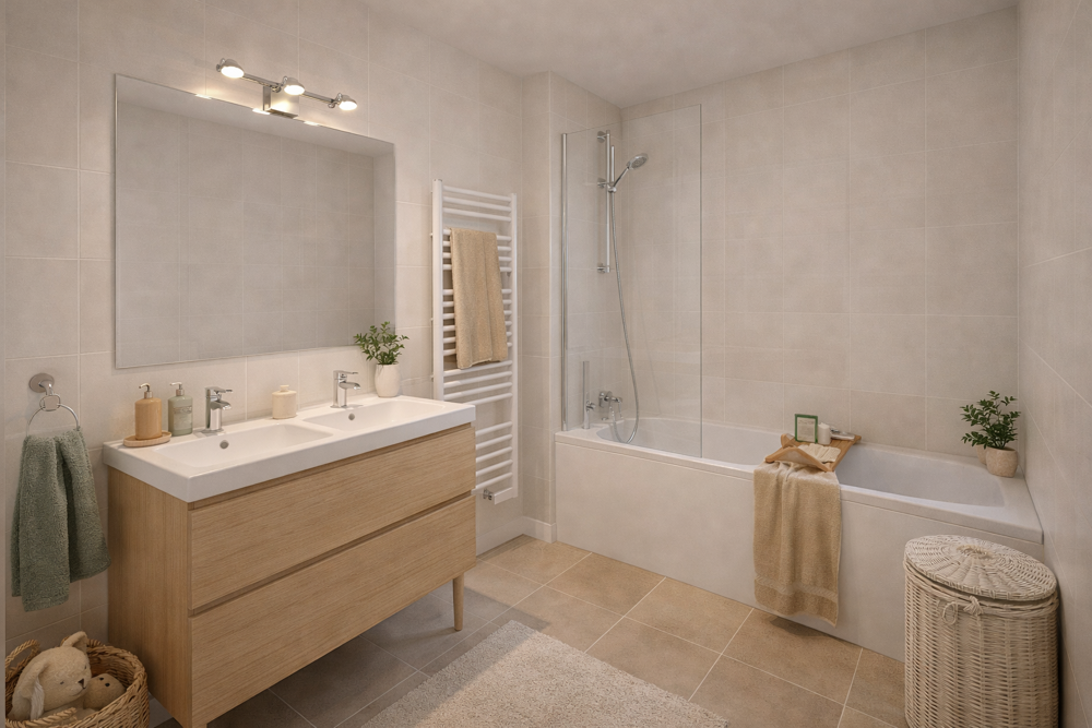 Vente Appartement 3 PIÈCES 62 m² + BALCON 9 m² – PARKING – LIVRAISON 3T2027 Carrieres sous poissy