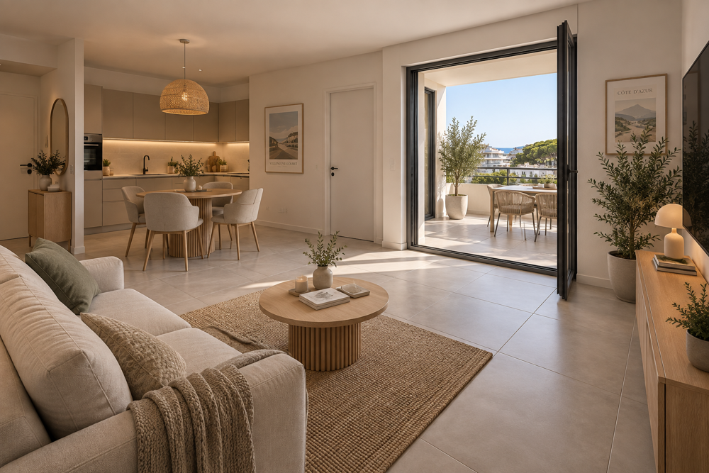 Vente Appartement RESIDENCE DE HAUT STANDING : BEAU 2 PIECES AVEC TERRASSE - ACCES IMMEDIAT PLAGES Villeneuve loubet