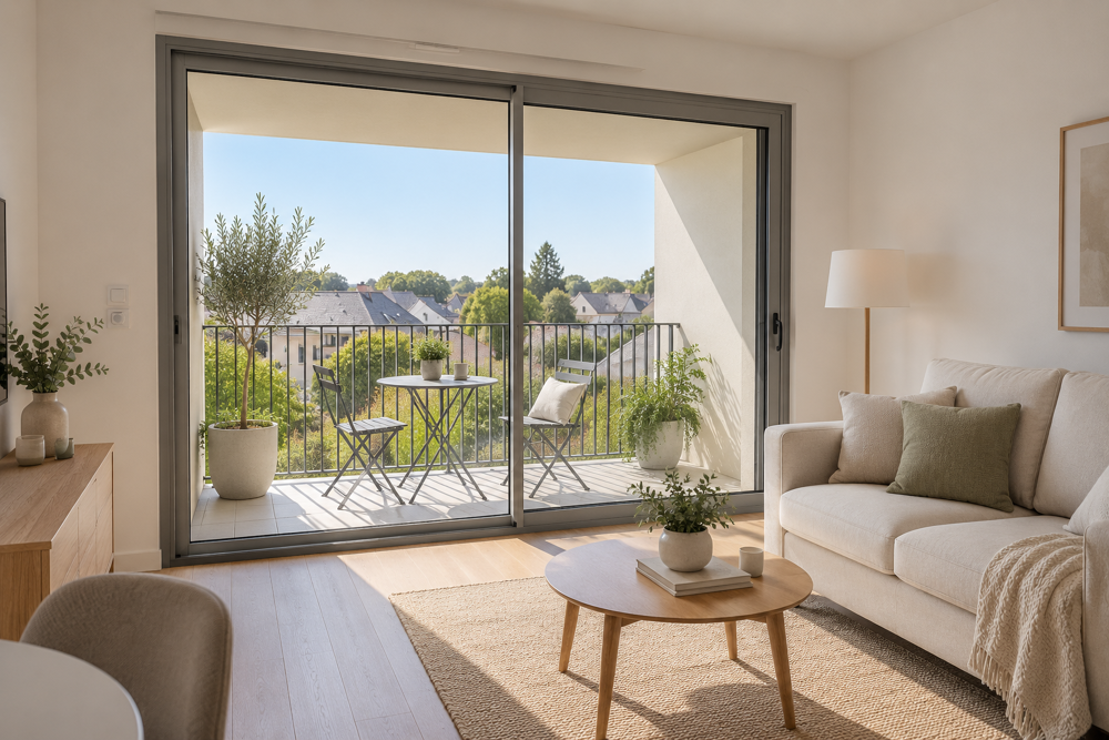 Vente Appartement T2 DE 47 M² AU 1ER ÉTAGE AVEC LOGGIA SUD DE 8 M² Gestel