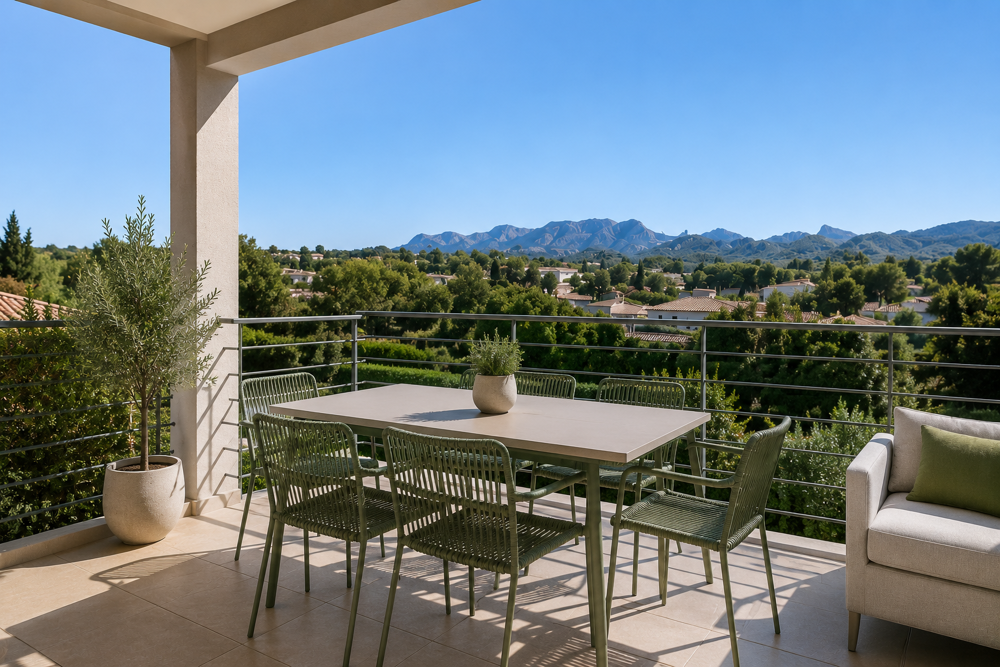 L'art de vivre dans les Alpilles : Appartement 3P avec terrasse à Saint-Rémy-de-Provence