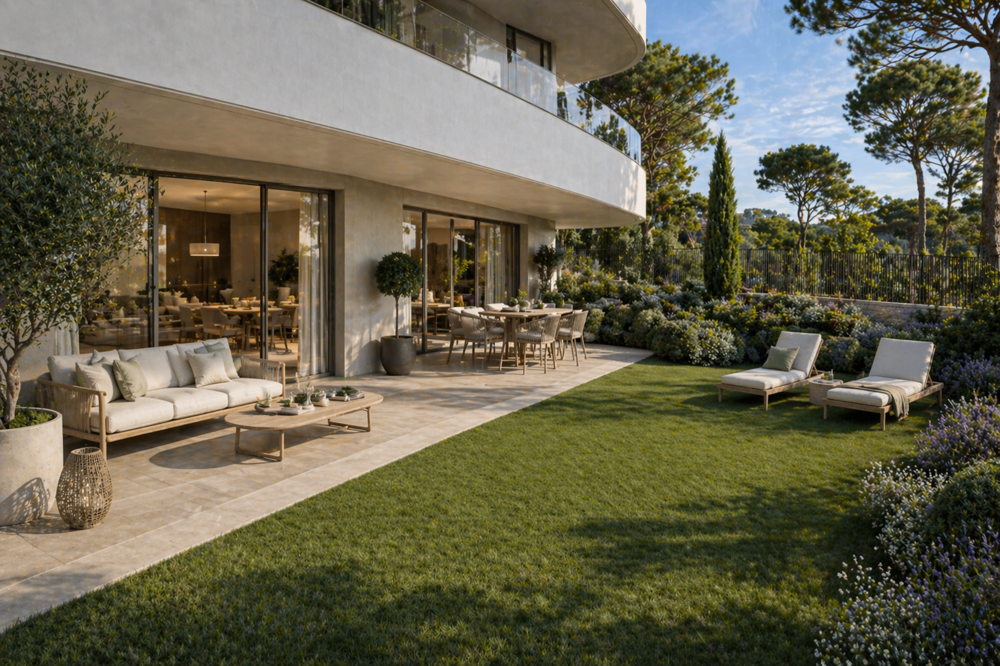 Vente Appartement RARE SUR LE MARCHE : MAGNIFIQUE 4 PIECES DE 105M² AVEC LARGE TERRASSE ET JARDIN SUSPENDU - PISCINE Antibes
