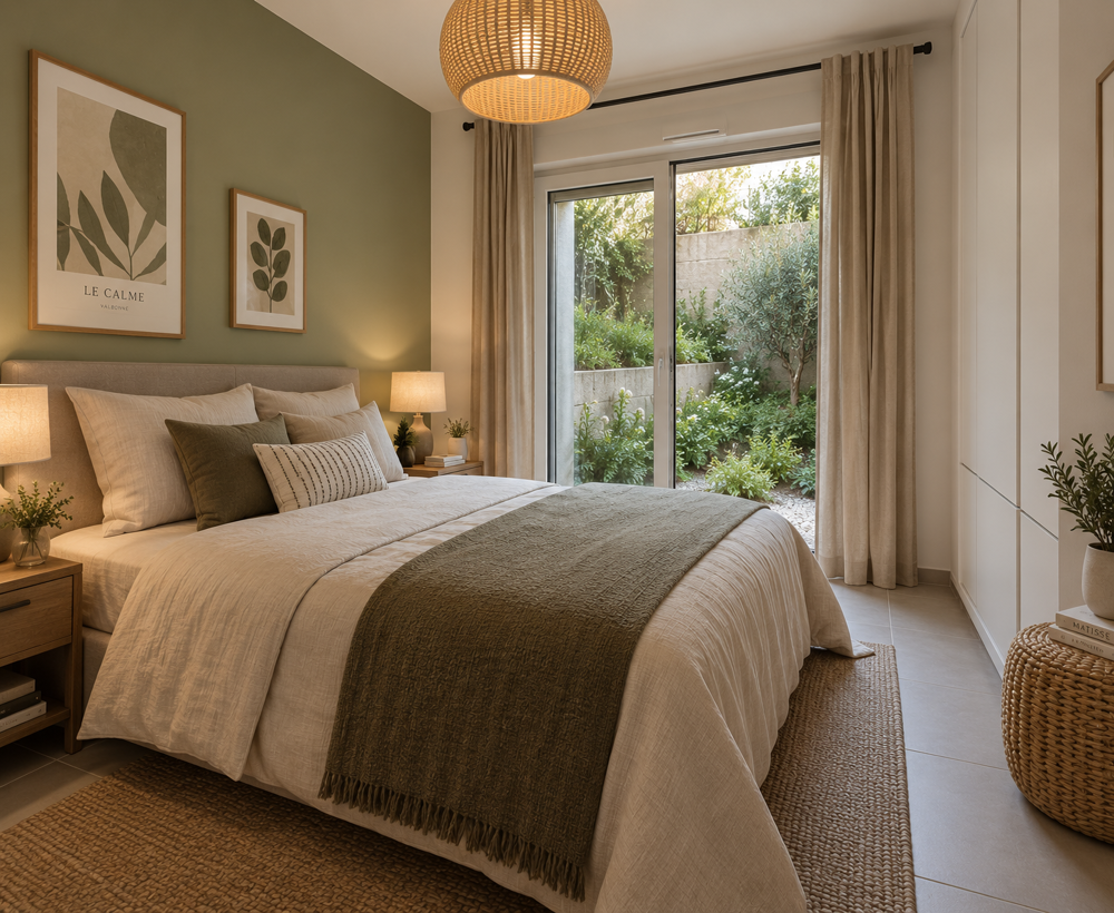 Vente Appartement .VALBONNE : VOTRE T3 AVEC JARDIN AU CŒUR DE LA VERDURE ET AU CALME Valbonne