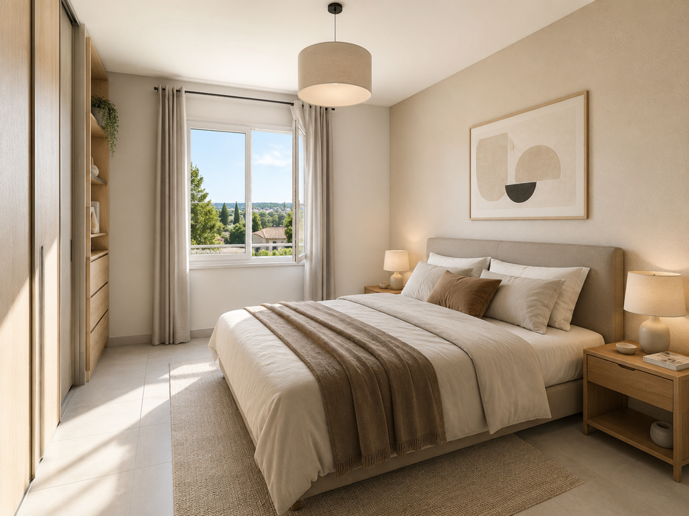 Vente Appartement BRIGNOLES CENTRE – T3 de 70M² AVEC BELLE TERRASSE & 2 CHAMBRES Brignoles