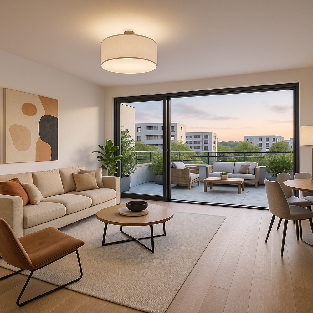Vente Appartement T5 d'exception avec immense terrasse sur le toit – 5 mins de la gare Metz