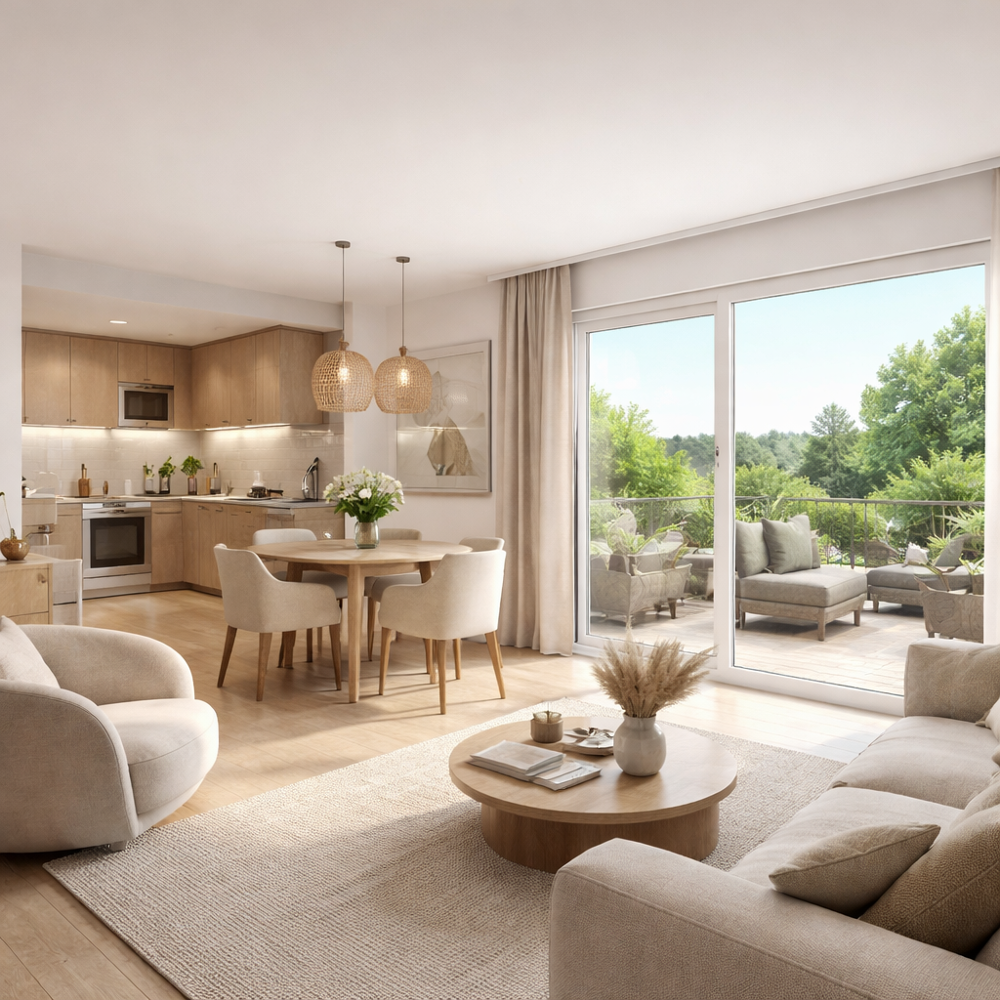 Vente Appartement 3 PIÈCES 62 m² + BALCON 9 m² – PARKING – LIVRAISON 3T2027 Carrieres sous poissy
