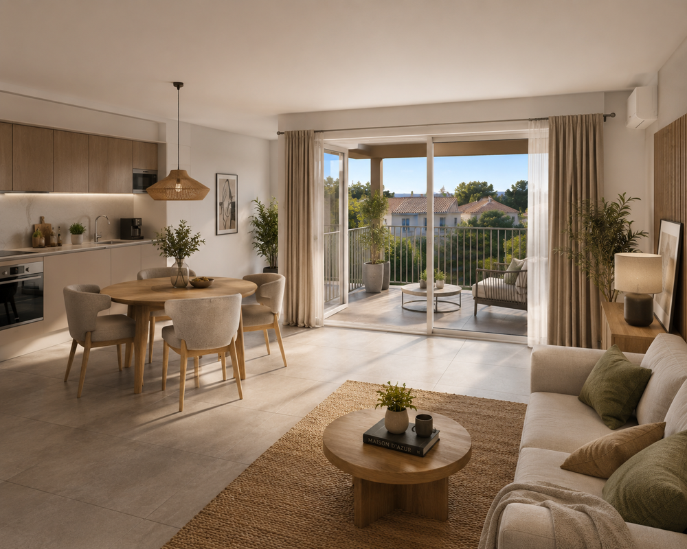 T3 LUMINEUX AVEC TERRASSE DANS L'UN DES QUARTIERS LES PLUS PRISÉS DE LA CIOTAT