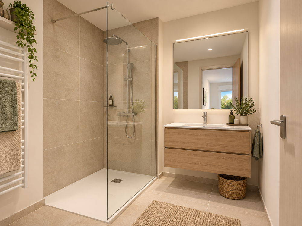 *T4 DE 91 M² EN ATTIQUE AVEC TERRASSE DE 124 M² ET 2 STATIONNEMENTS