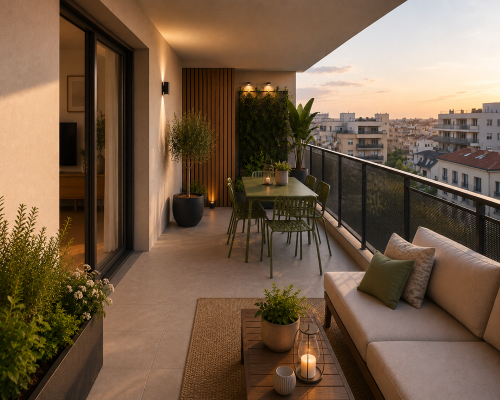 Magnifique 3 pièces traversant Est/Ouest avec grande terrasse et vue dégagée !