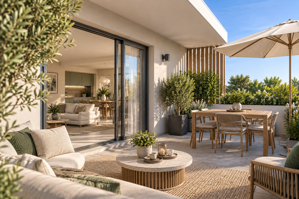 2 pièces neuf au coeur de Marseillan, à deux pas du vieux port
