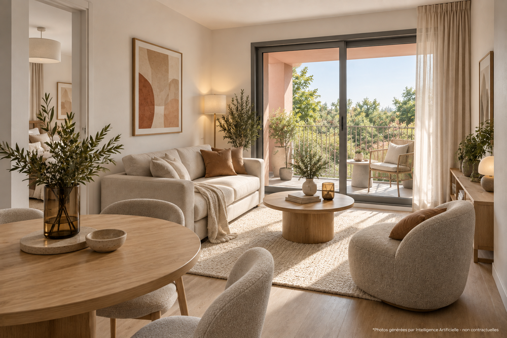 NOUVEAUTE DIJON SUD JEAN JAURES - SPACIEUX T3 STANDING AVEC LARGE BALCON