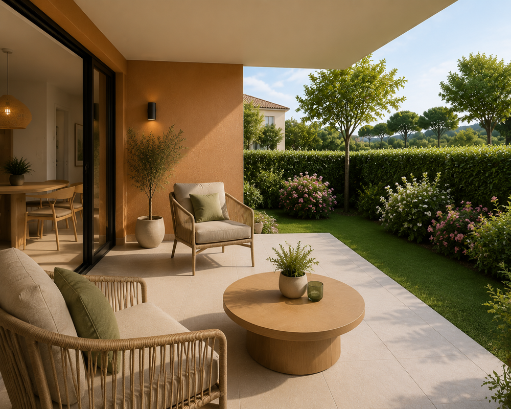 Vente Appartement Aix-en-Provence : T2 neuf avec terrasse et jardin dans un cadre verdoyant Aix en provence