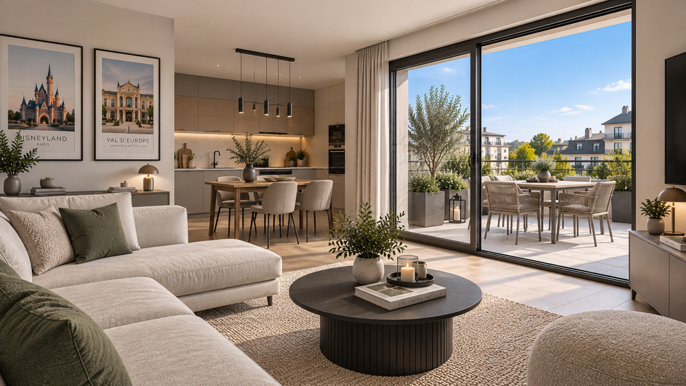 Vente Appartement MONTÉVRAIN / VAL D'EUROPE – DERNIÈRE OPPORTUNITÉ ! T3 AU PRIX D'UN T2 Montevrain