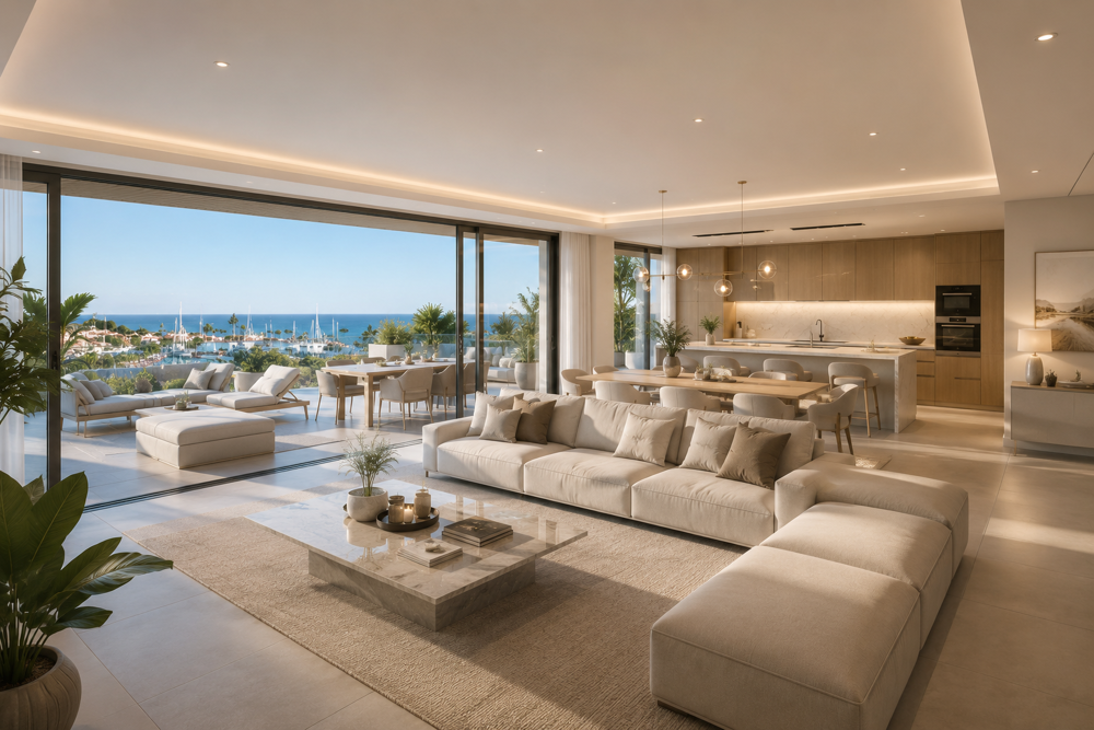 4 PIECE D'EXCEPTION A PALAVAS DE 127M² AVEC TERRASSE PANORAMIQUE, VUE MER
