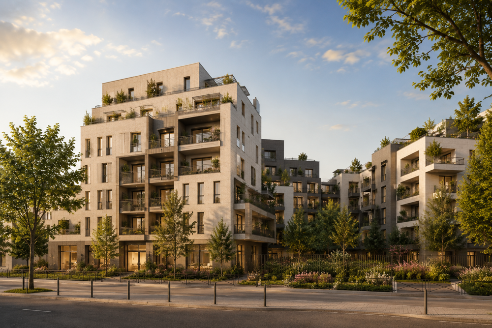 Vente Appartement RARE T3 65m² en REZ-DE-JARDIN en TVA 5.5% - Proche Ligne 15 Cachan