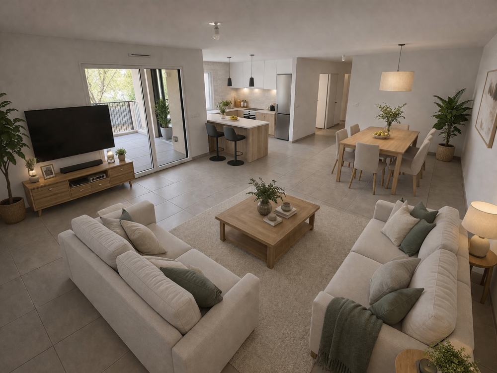 Vente Appartement UN ÉCRIN DE LUMIÈRE AVEC BALCON – TYPE 2 AU CŒUR D'UN CADRE DE VIE PRIVILÉGIÉ Villeurbanne