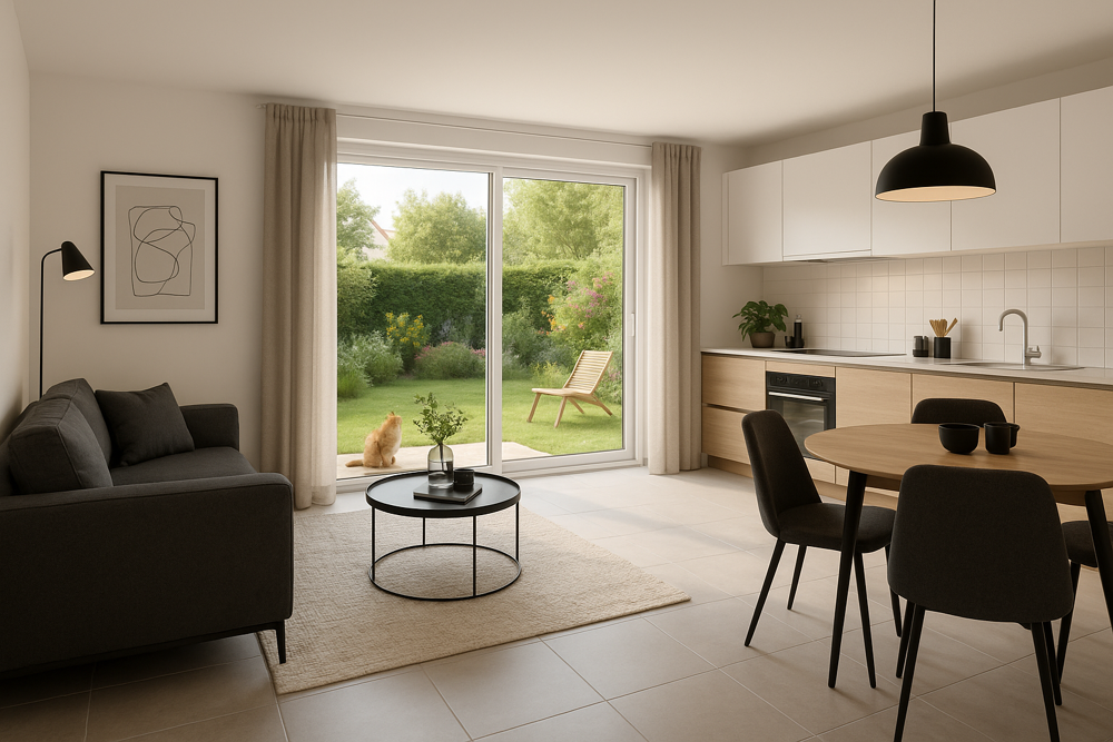Vente Appartement Comme une maison : 2 pièces avec JARDIN privatif au coeur du NEUDORF ! Strasbourg