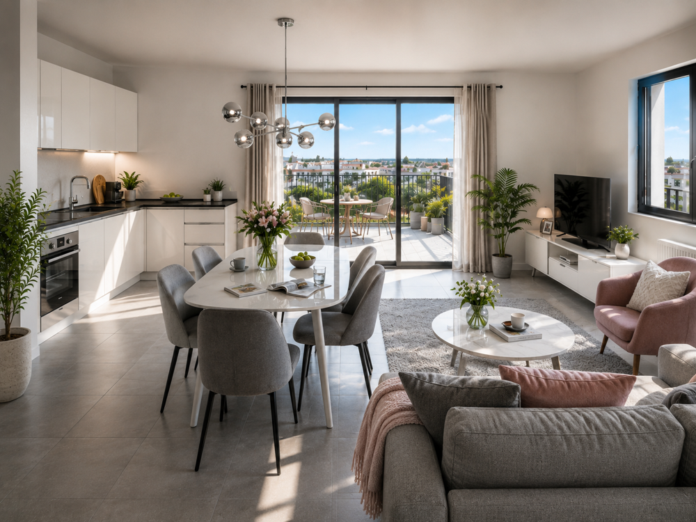 Vente Appartement ATTIQUE T3 + Terrasse, calme, 10min Gare Montigny les metz