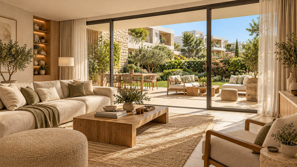 Vente Appartement 15MIN DE LA  PLAGE A PIED - AVEC JARDIN ET TERRASSE 3P DE 62M² Calvi