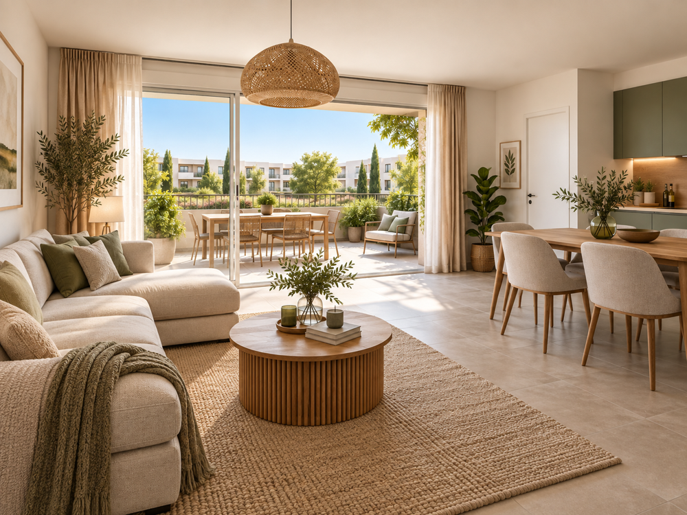 GRAND T3 avec terrasse et parking - Sénas