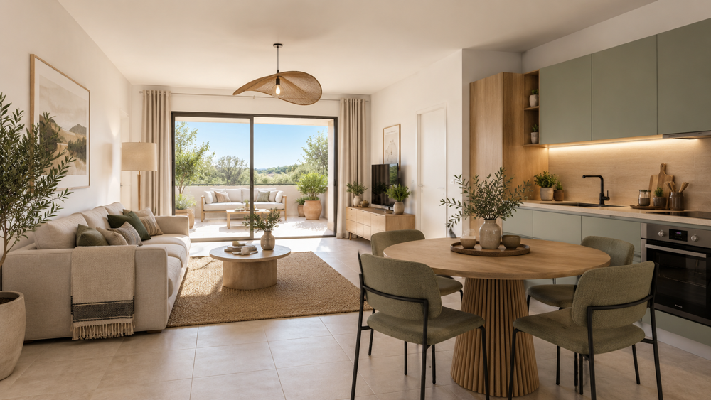 Vente Appartement APPARTEMENT 2 PIECES DE 45m² AVEC GRANDE TERRASSE - ZONE DU PESQUIER Gardanne