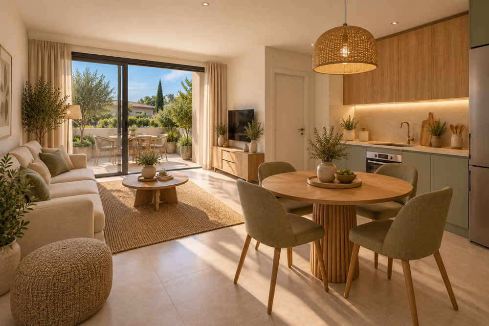 Vente Appartement APPARTEMENT 2 PIECES AVEC GRANDE TERRASSE -  SECTEUR BIVER Gardanne