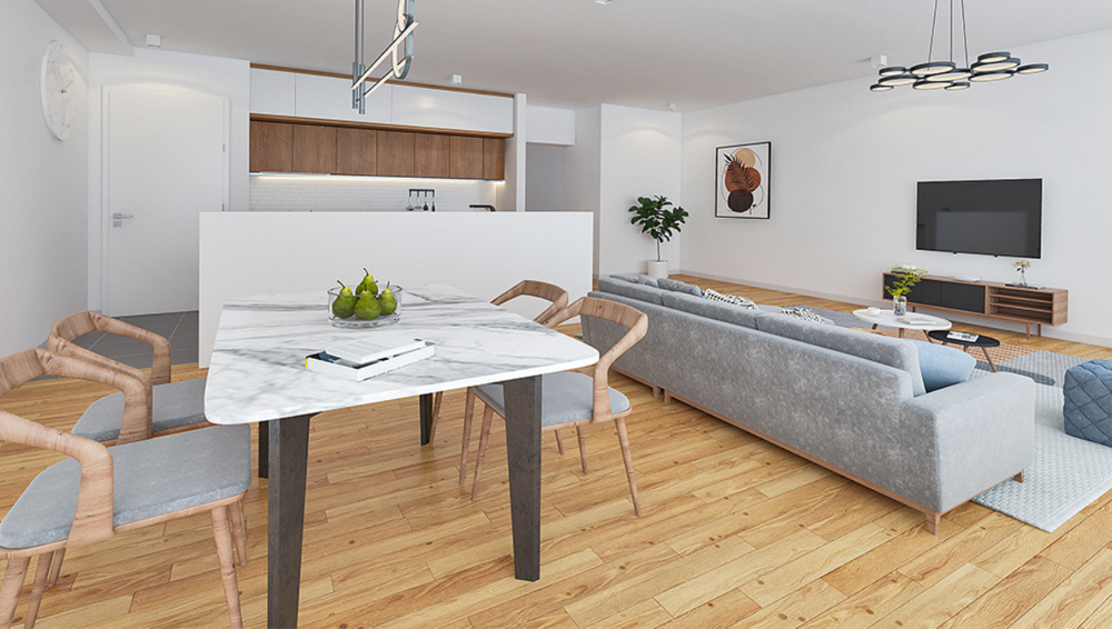 RETOUR DE LOT: OPPORTUNITE LUMINEUX T3 D'ANGLE EXPOSE OUEST EN ETAGE AVEC 20M² D'EXTERIEUR