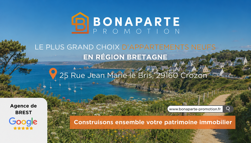 Vente Appartement CUISINE EQUIPEE OFFERTE ! ZERO TRAVAUX A PREVOIR ! LIVRAISON RAPIDE Crozon