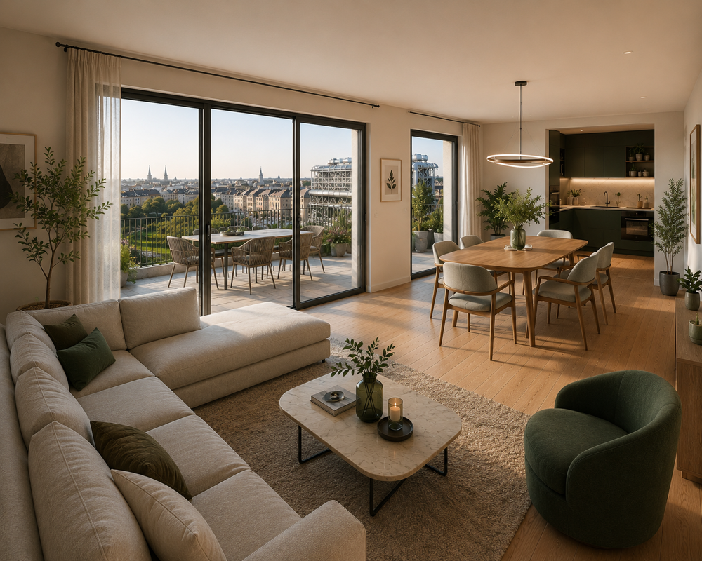 Vente Appartement NEW! T4 + Terrasse 38m2 prox amphithéâtre et gare Metz