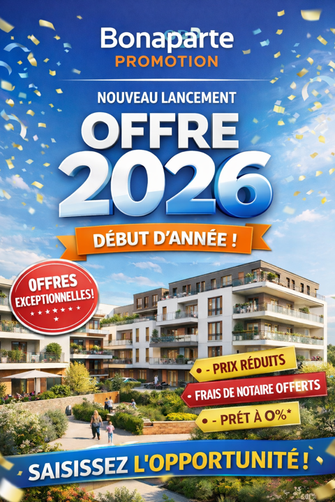   --OFFRE COMMERCIALE ET FNO OFFERT // ACHETEZ SUR UNE ILE DANS LE GRAND PARIS // LIVRAISON FIN D'ANNE Appartement - 3 pi�ce(s)