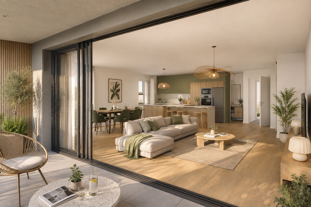 Vente Appartement PACÉ (35) – Cœur de bourg – Superbe T3 avec double loggia Pace