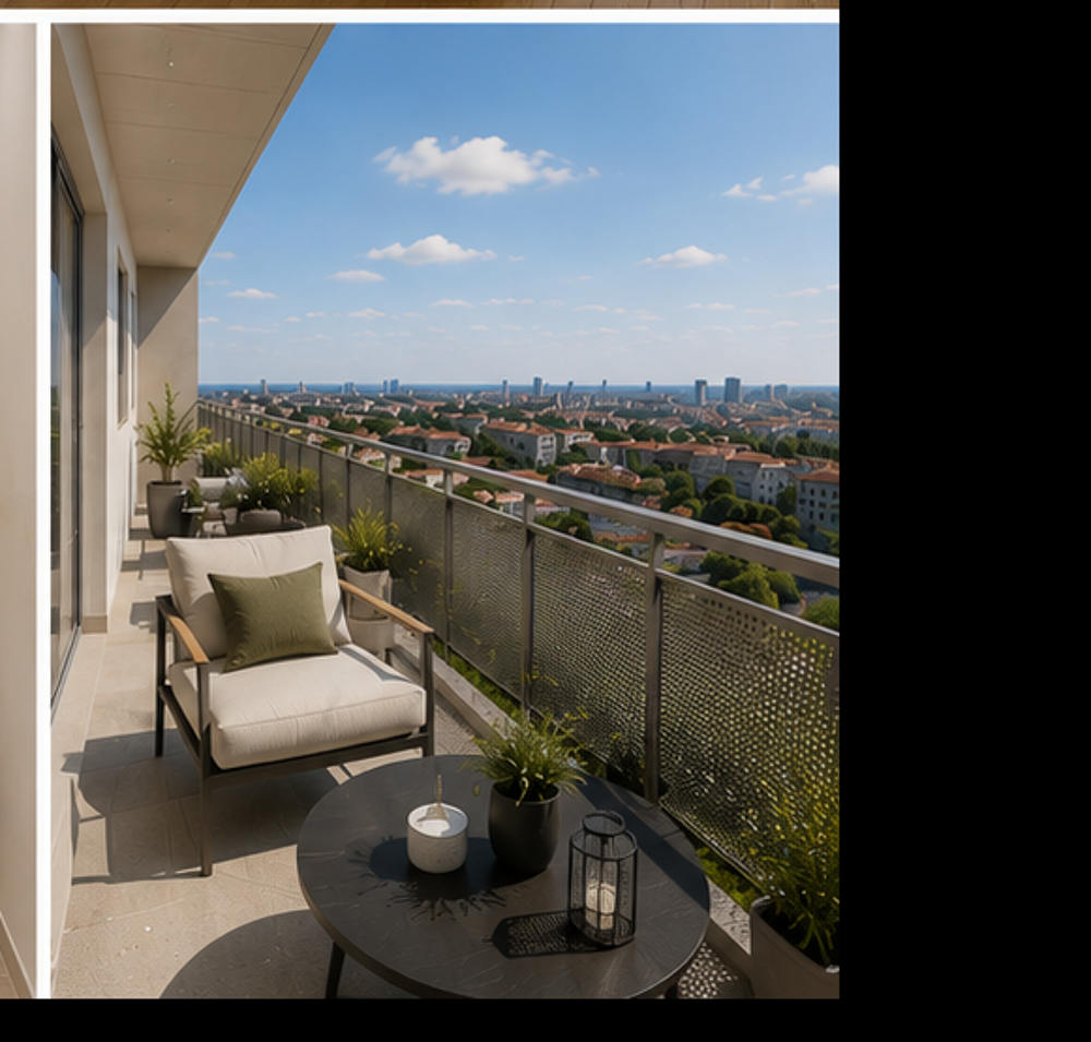 Vente Appartement T3 MONTPLAISIR 10EME ETAGE BALCONS SUD/EST Lyon 8