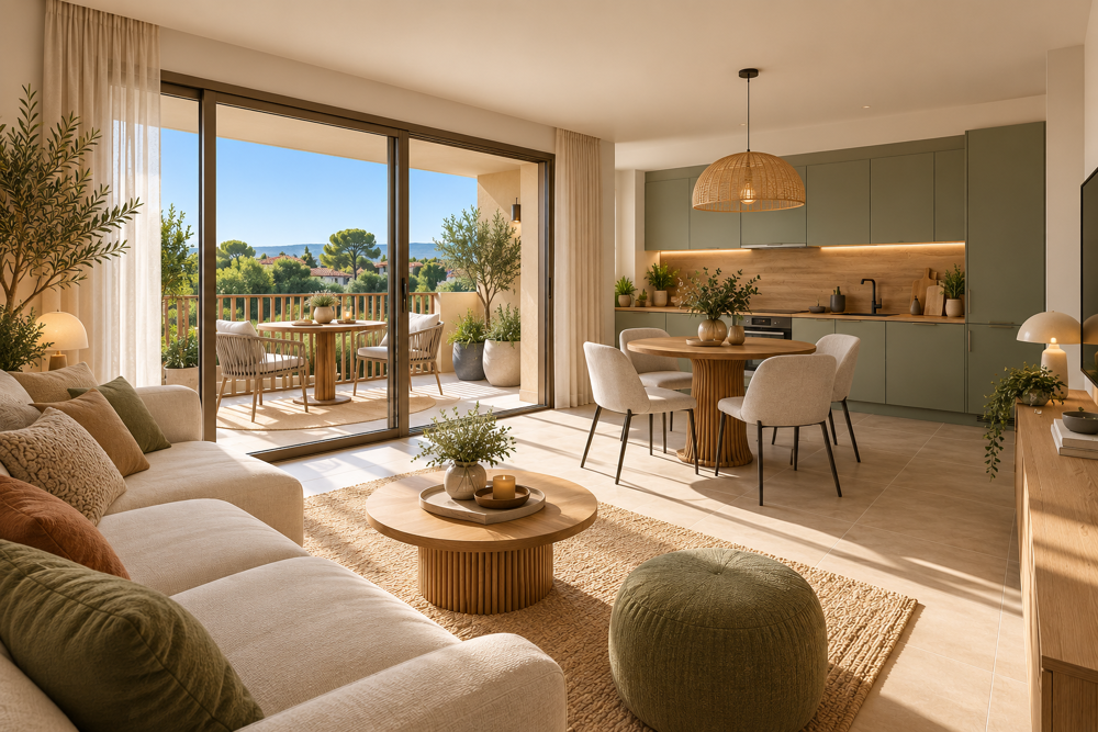 .BEAU 2 PIECES AVEC TERRASSE ET PARKING - PROCHE COMMODITES